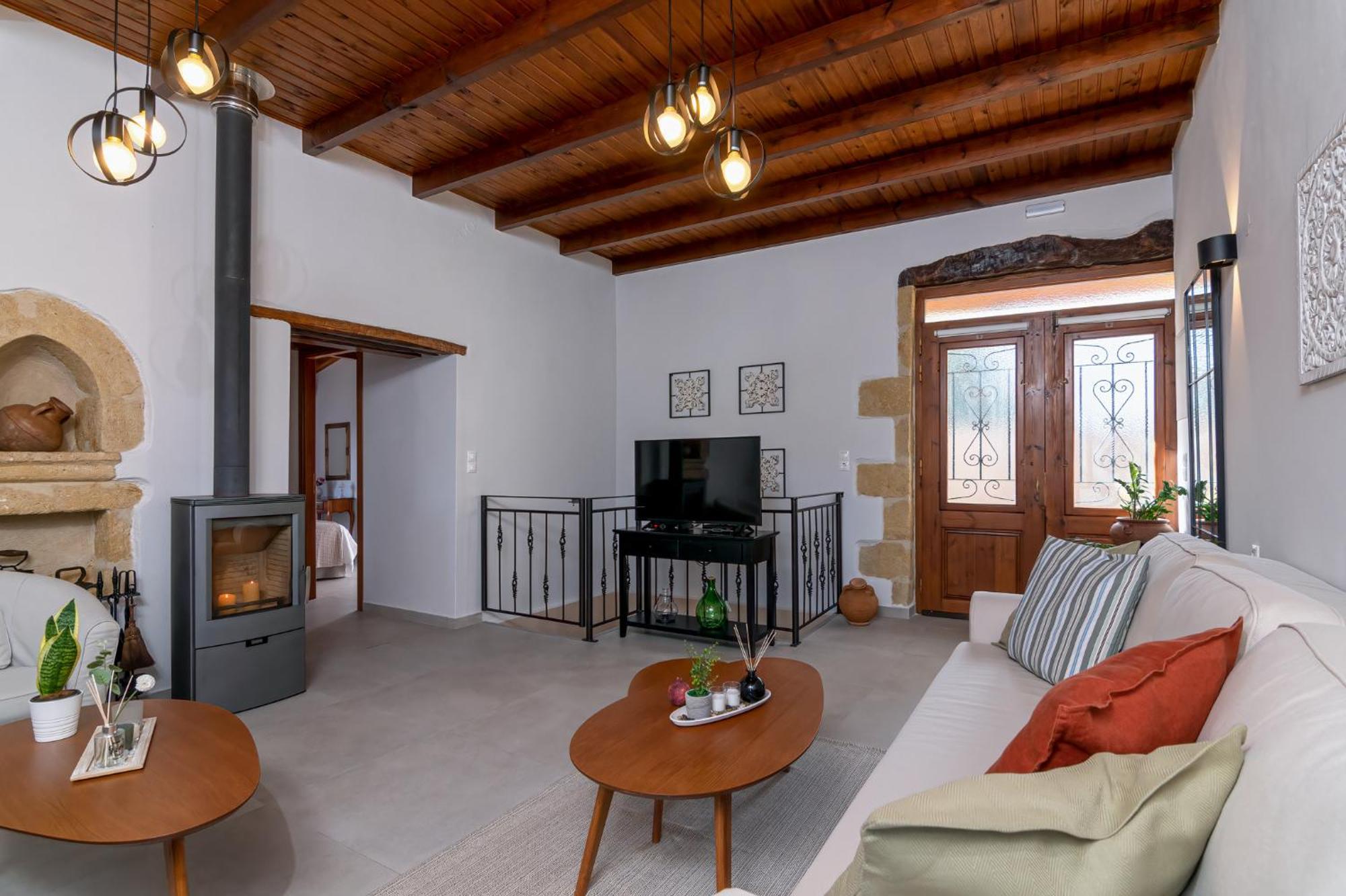 Alia Stone Villa-Ideal For Families-Heated Pool Nohia Exteriér fotografie