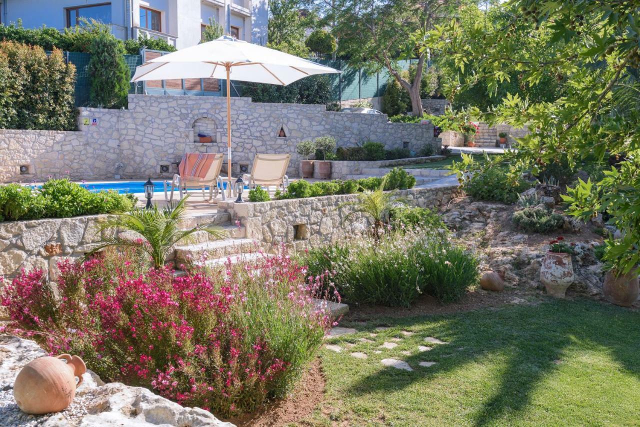 Alia Stone Villa-Ideal For Families-Heated Pool Nohia Exteriér fotografie